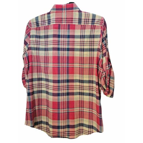 Lauren Jeans Co.Ralph Lauren‎ Plaid Shirt Size M  (S23) - Picture 2 of 5